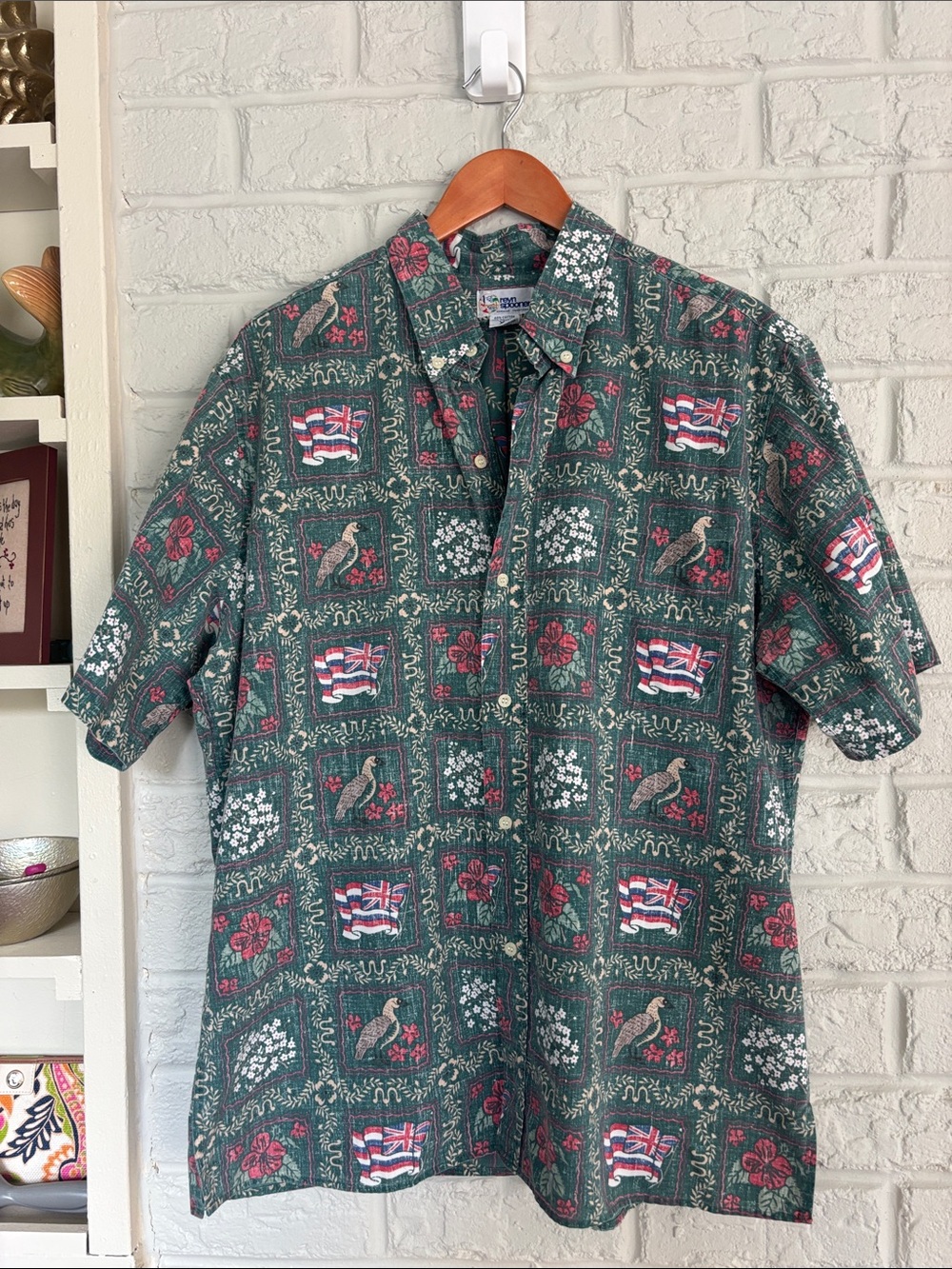 Reyn Spooner First Hawaiian Bank 150th Anniversary Shirt Size XL